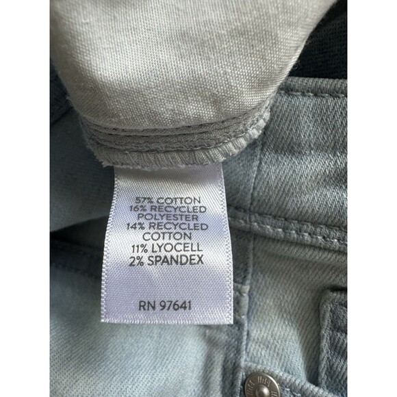 J.Jill Denim Tie-Dye High‎ Rise Cropped Size 8 - Picture 6 of 6